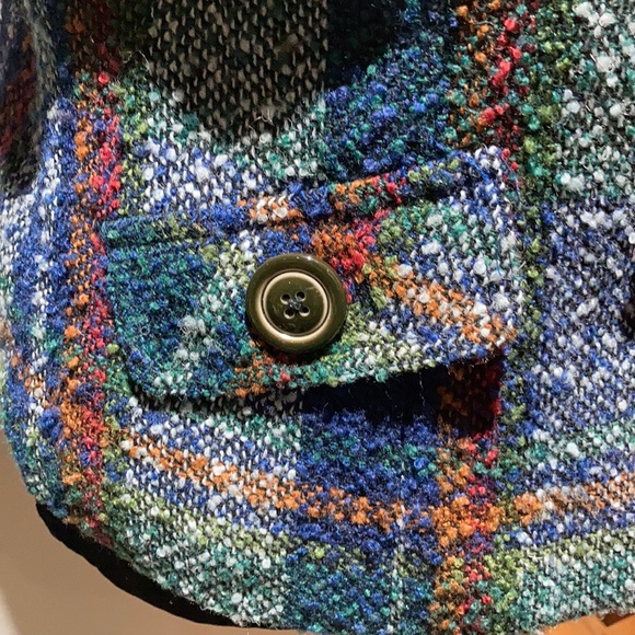 Cabi multi color vest plaid wool blend size/M NWT. - Picture 4 of 9